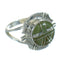 Southwestern Sterling Silver And Turquoise Ring Size 6-1/2 WX80170